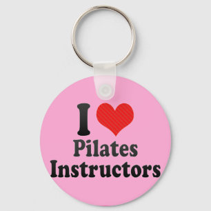 I Liebe Pilates Instructors Schlüsselanhänger