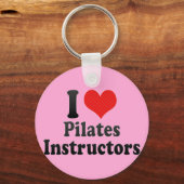 I Liebe Pilates Instructors Schlüsselanhänger (Vorderseite)