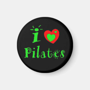 I Liebe Pilates - Kühlschrankmagnet
