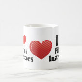 I Liebe Pilates Lehrer Kaffeetasse (Mittel)