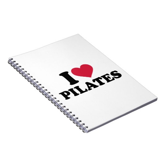 I Liebe Pilates Notizblock (Rechte Seite)