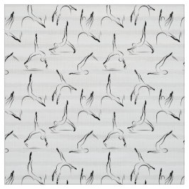 I LIEBE PILATES Pilates in schwarzer Farbe mit Str Stoff