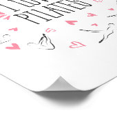 I LIEBE PILATES Pilates Posen in Form eines Kreise Poster (Ecke)