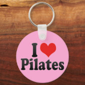 I Liebe Pilates Schlüsselanhänger (Vorderseite)
