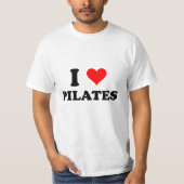 I Liebe Pilates T-Shirt (Vorderseite)