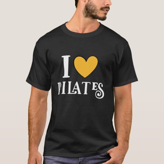 I Liebe Pilates T-Shirt (Vorderseite)