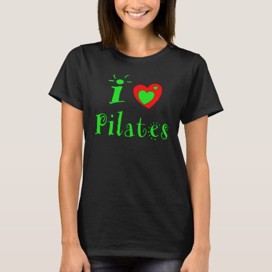 I Liebe Pilates - Womens Pilates Top (Vorderseite)