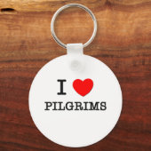 I Liebe Pilgrims Schlüsselanhänger (Vorderseite)