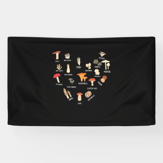 I Liebe Pilze Banner (Horizontal)