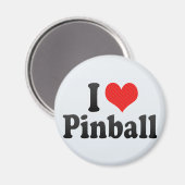 I Liebe Pinball Magnet (Vorderseite/Rückseite)