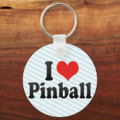 I Liebe Pinball Schlüsselanhänger (Vorderseite)