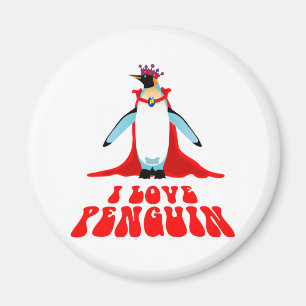 I Liebe Pinguin Magnet