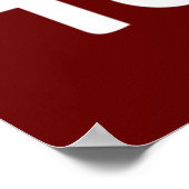 I Liebe Pinguin Poster zu lesen (Ecke)