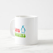 I Liebe Pinguine Kaffeetasse (Vorderseite Links)