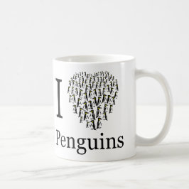I Liebe Pinguine Kaffeetasse