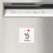 I Liebe Pinguine Magnet (In Situ (Geschirrspüler))