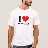 I Liebe Pinguine T-Shirt (Vorderseite)