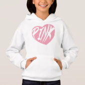 I Liebe PINK Hoodie (Vorderseite)