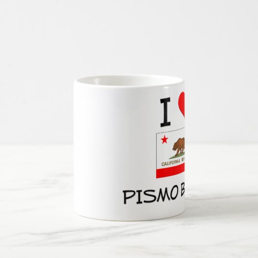 I Liebe PISMO STRAND Kalifornien Kaffeetasse (Mittel)