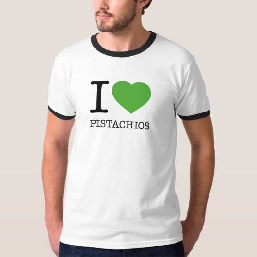 I LIEBE PISTACHIOS T-Shirt (Vorderseite)