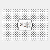 I Liebe Pit Bulls (lt brindle white 3) Geschenkpapier Set (Vorderseite 3)