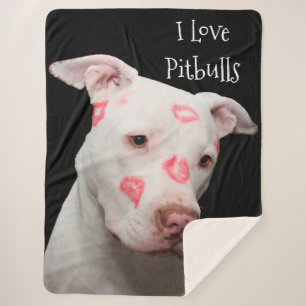I Liebe Pitbuls Sherpadecke
