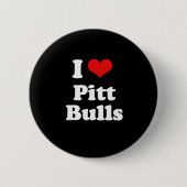 I Liebe Pitt Stiere Button (Vorderseite)