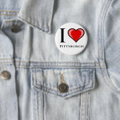 I Liebe Pittsburgh Button (Beispiel)