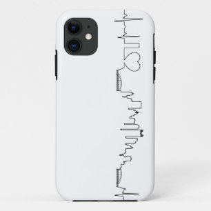 I Liebe Pittsburgh in einer außerordentlichen ecg iPhone 11 Hülle