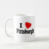 I Liebe Pittsburgh Kaffeetasse (Links)