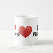I Liebe Pittsburgh Kaffeetasse (Mittel)