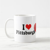 I Liebe Pittsburgh Kaffeetasse (Links)