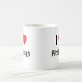I Liebe Pittsburgh Kaffeetasse (Mittel)