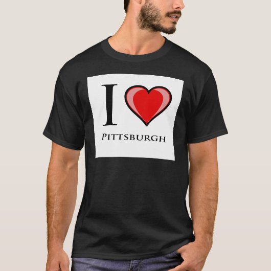 I Liebe Pittsburgh T-Shirt (Vorderseite)