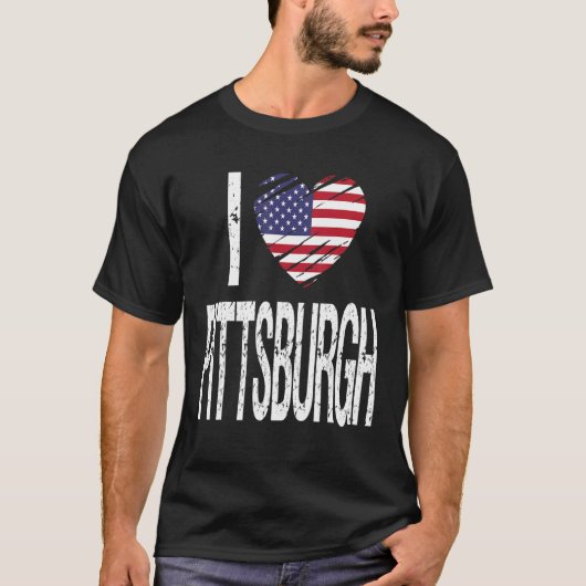 I Liebe Pittsburgh T-Shirt (Vorderseite)