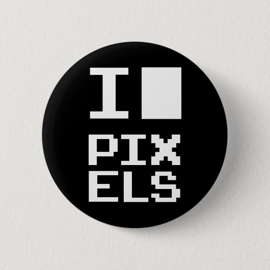 I Liebe Pixel Button (Vorderseite)