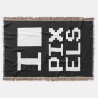 I Liebe Pixel, Geek Design, Pixelkunst