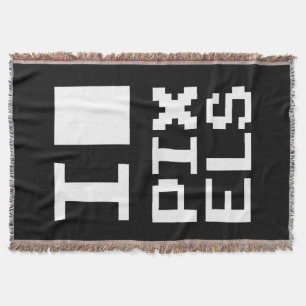 I Liebe Pixel, Geek Design, Pixelkunst Decke
