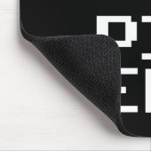 I Liebe Pixel, Geek Design, Pixelkunst Mousepad (Ecke)