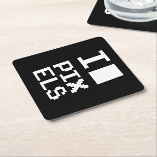 I Liebe Pixel, Geek Design, Pixelkunst Untersetzer