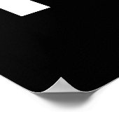 I Liebe Pixel pixeliger Herzrücklauf 8-Bit-Gamer Poster (Ecke)