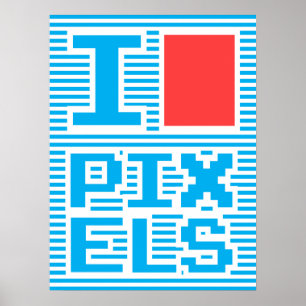 I Liebe Pixel, Poster