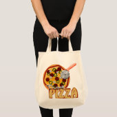I Liebe-Pizza - Bio Lebensmittelgeschäft-Tasche Tragetasche (Vorderseite (Produkt))