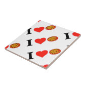 I Liebe Pizza Fliese (Seite)