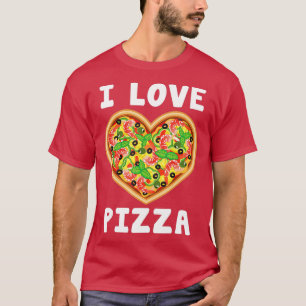 I Liebe Pizza Food Liebhaber Herzgeschenk Funny T-Shirt