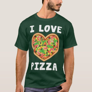 I Liebe Pizza Food Liebhaber Herzgeschenk Funny T-Shirt