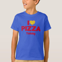 I Liebe Pizza Funny Heart Shaped Pizza Pie T-Shirt