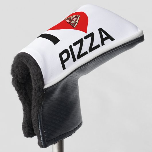 I LIEBE PIZZA GOLF HEADCOVER (3/4 Vorderseite)
