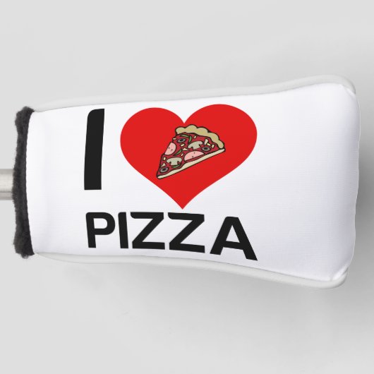 I LIEBE PIZZA GOLF HEADCOVER (Vorderseite)
