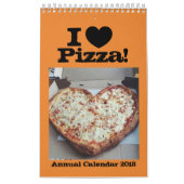 I Liebe-Pizza-jährlicher Kalender 2018 (Titelbild)